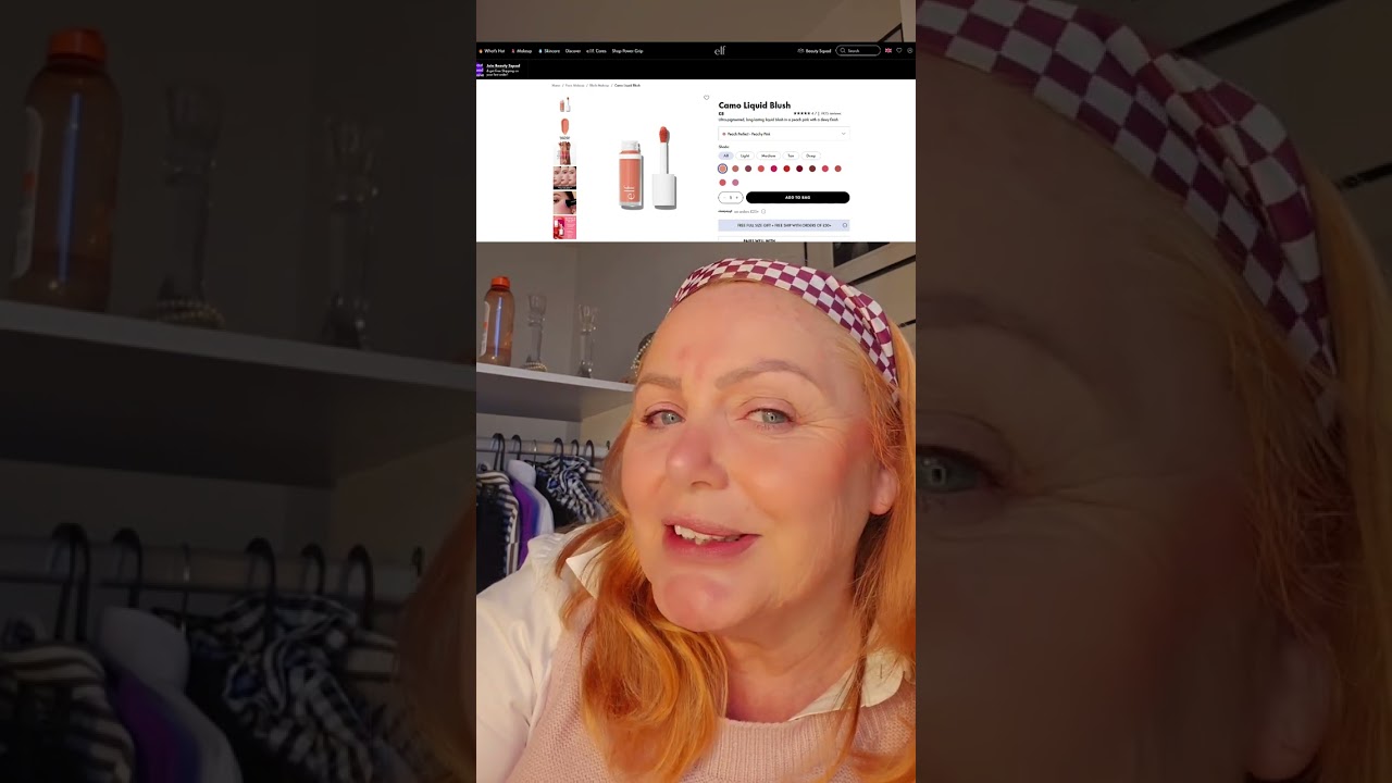elf liquid blusher review