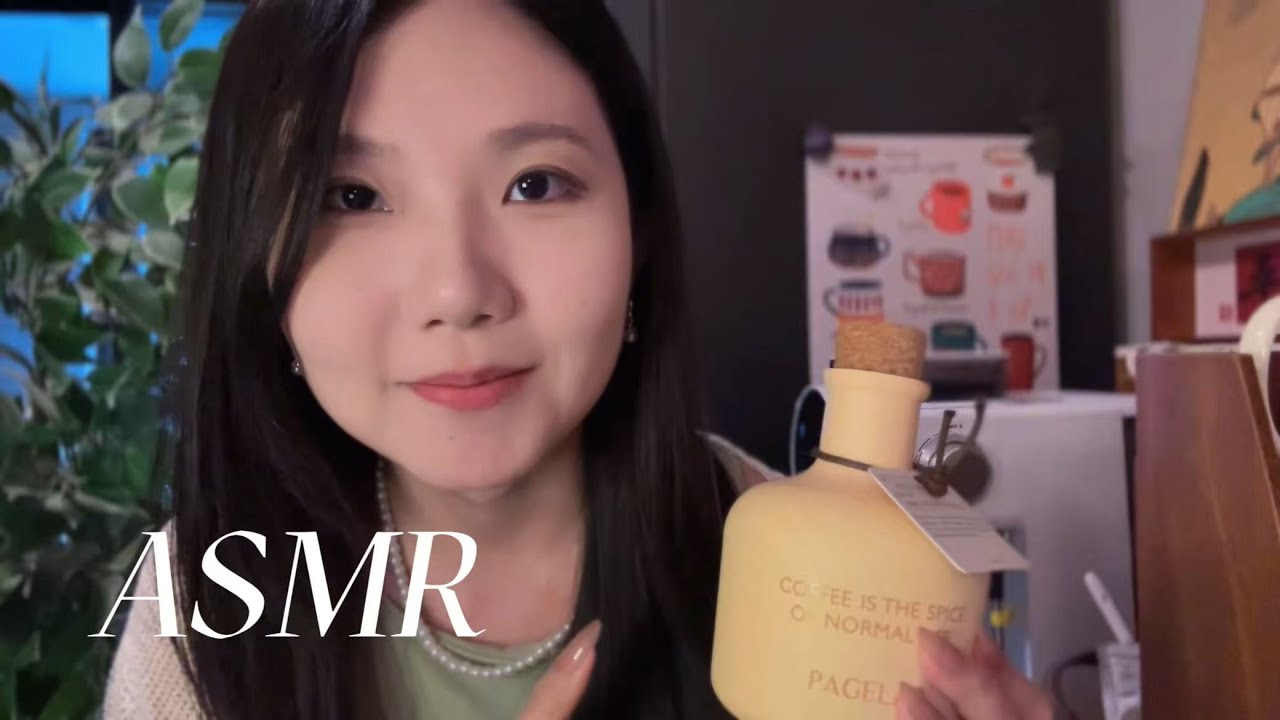ASMR中文助眠 咖啡店主理人 制作咖啡助眠