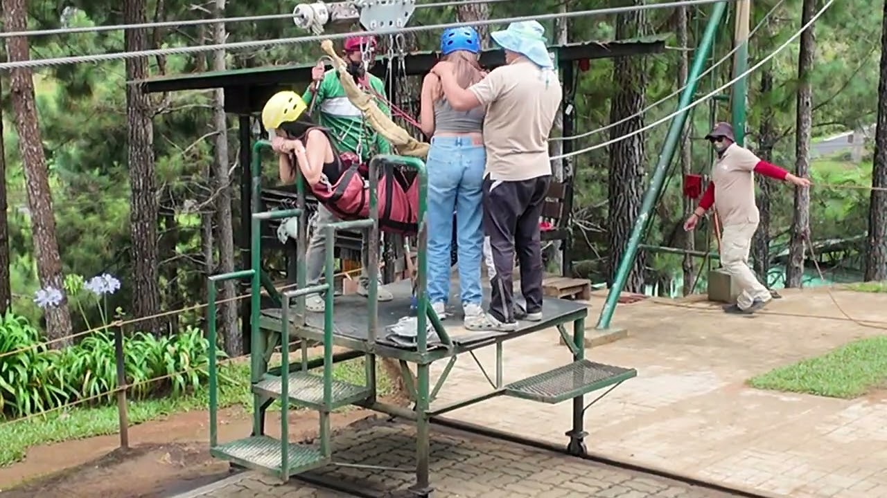 Zipline Dahilayan Advanture park manolo fortich Bukidnon