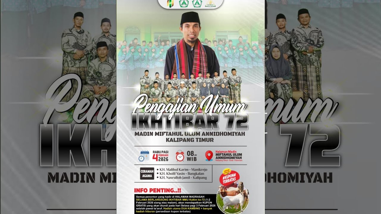 PENGAJIAN UMUM BERSAMA KH KHOLIL YASIN /// YAYASAN MIFTAHUL ULUM AL KHOIRIAH