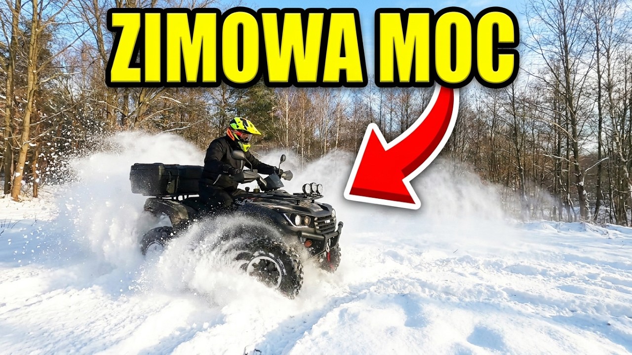 Podjazdy i kręcenie bączków w śniegu❄️ TGB Blade 550