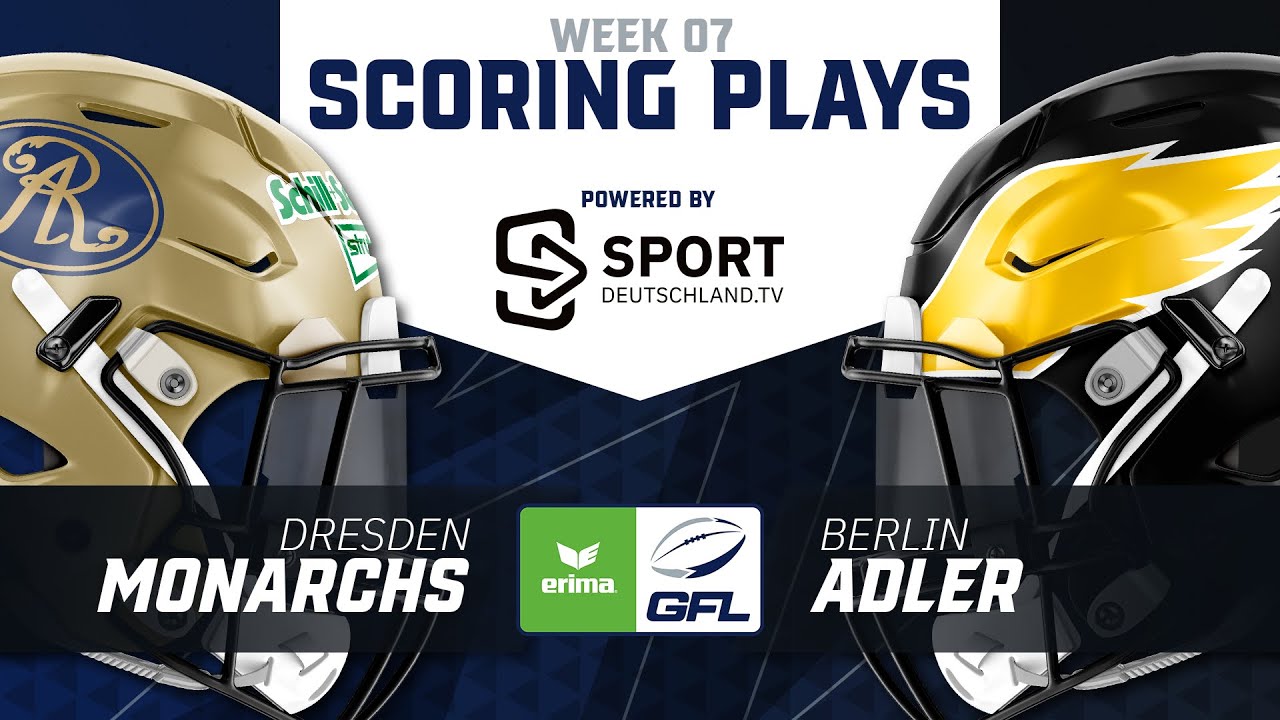 Dresden Monarchs - Berlin Adler | Highlights - ERIMA GFL, 7. Spieltag | SDTV Football