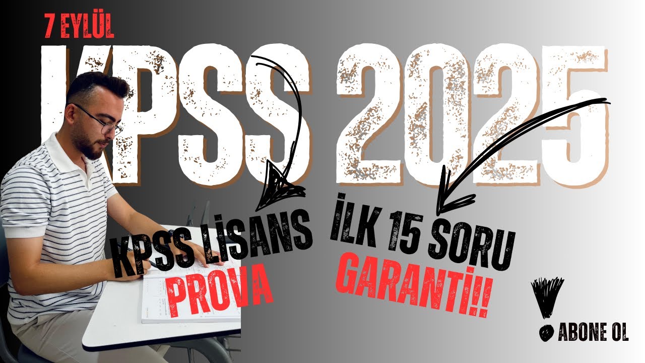 KPSS Çıkmış Sorular Çözümü ⚡ İlk 15 Soruyu Garanti Et! 📌