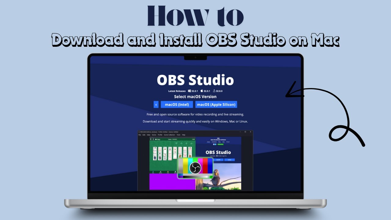 Как загрузить и установить OBS Studio на Mac