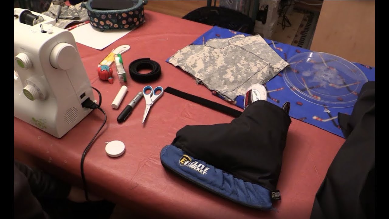 Ice Hockey Skate Boot Jacket Covers - water resistant and warm (DIY)