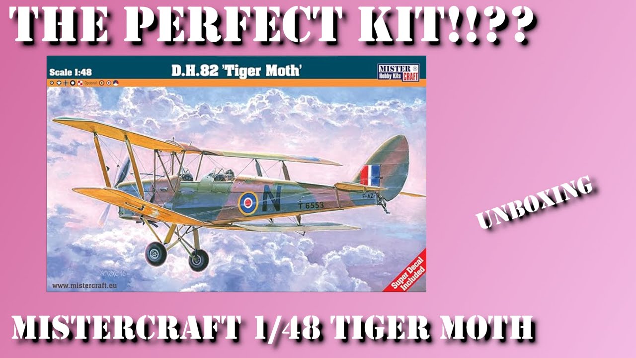 Невероятная тигровая моль в исполнении Mistercraft в масштабе 1/48! Распаковываем винтажный хлам