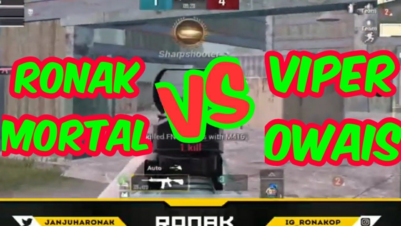 Ronak And Mortal Vs Viper And Owais | Old Soul Playing Together