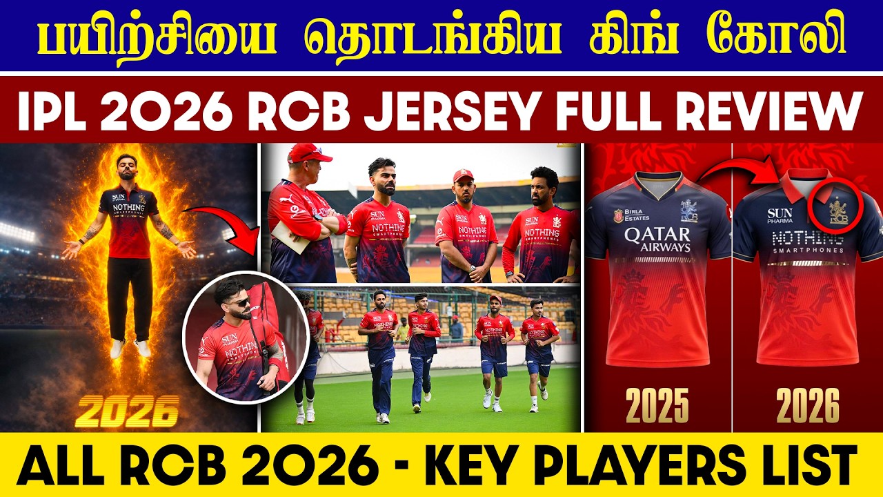 🔴LIVE : IPL 2026 RCB Key Players List😱| King Kohli Practice Update🤩| CRICTIME |