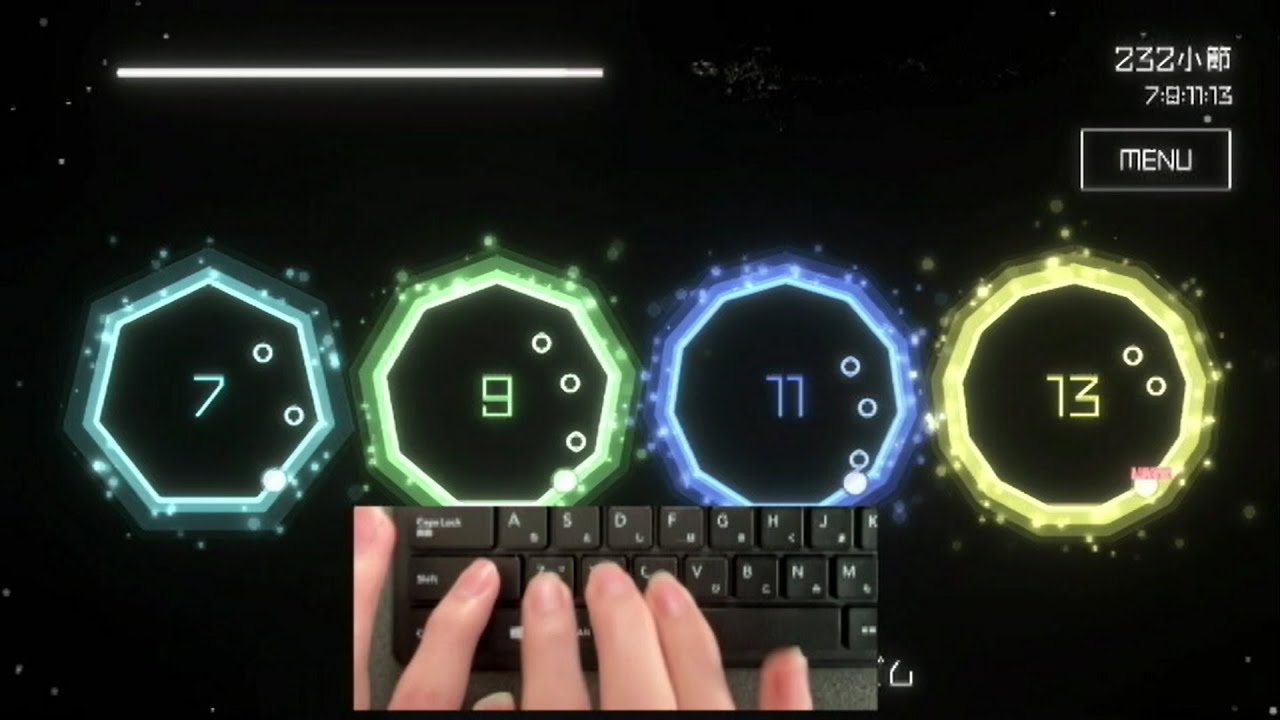 ポムリズム　250小節　通しプレイ＋手元【ポリリリリズム】