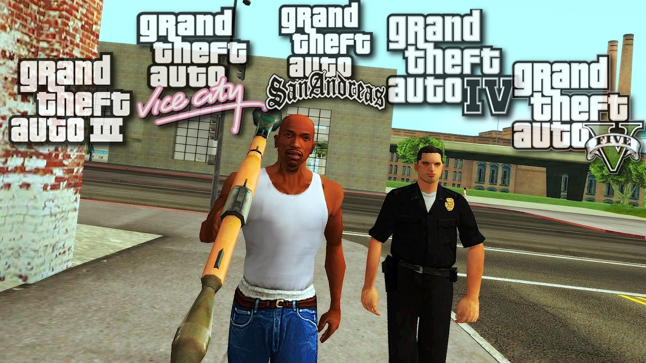 ВСЕ ПЯТЬ GTA ПОДРЯД - НИ ОДНОГО ПРОВАЛА МИССИИ И СМEPTИ (№39)