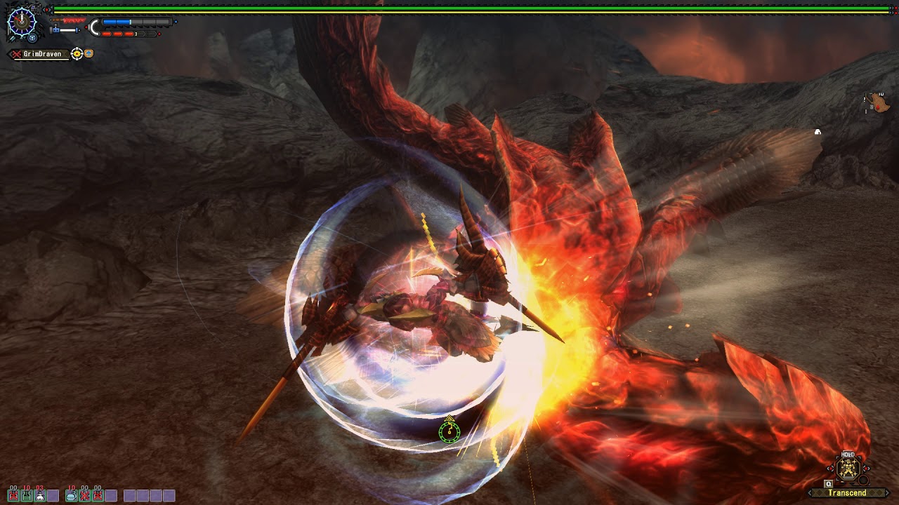 MHFZ: Red Lavasioth [Tonfa]