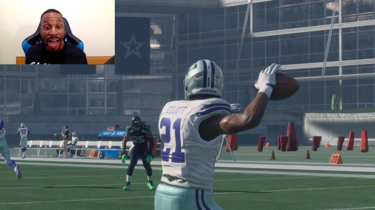 Who Can Throw a 99yd Trick Play HB Pass TD First? Ezekiel Elliott, Bell or Gurley? Madden Gameplay