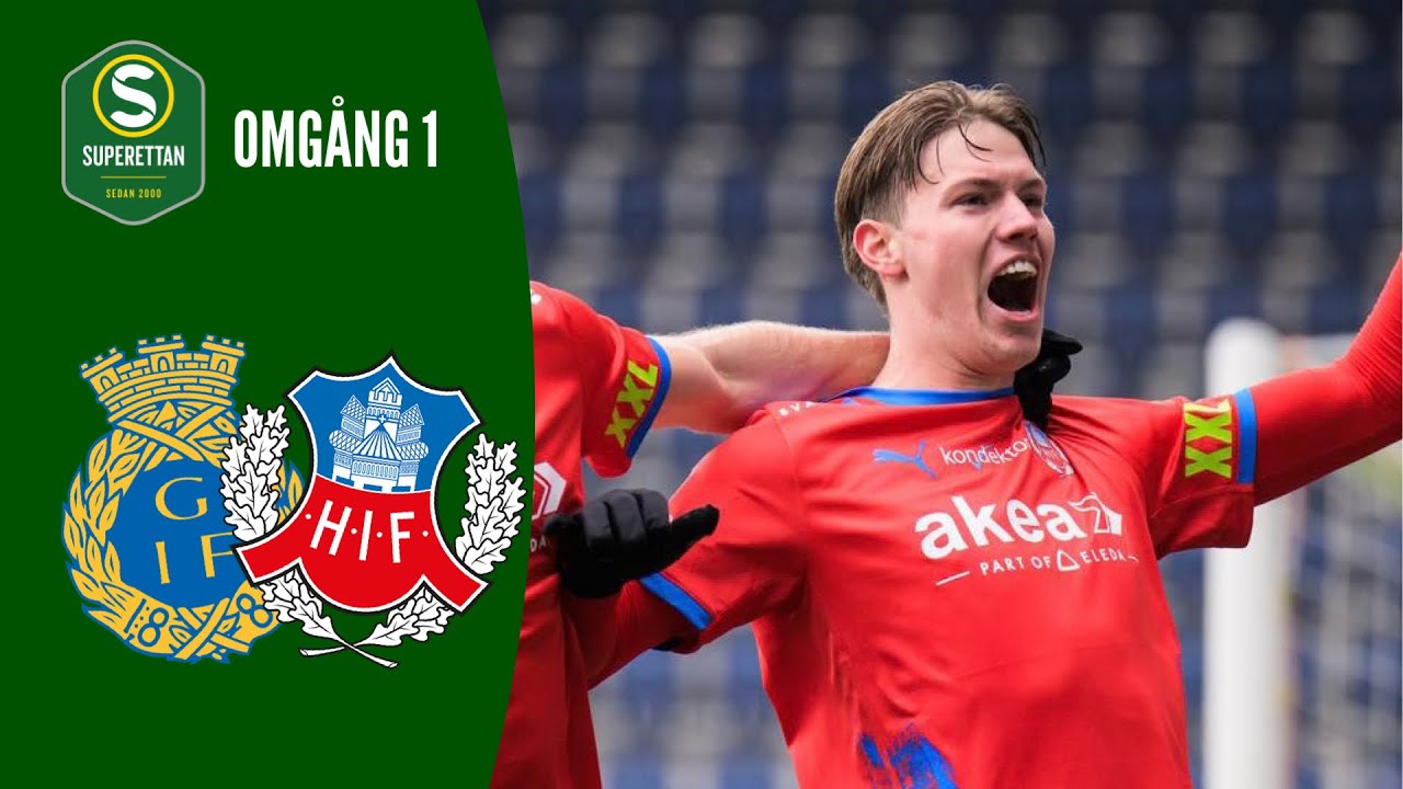 Gefle IF - Helsingborgs IF | H&ouml;jdpunkter | Superettan 2024 Omg&aring;ng 1