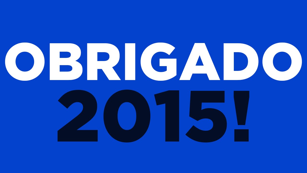 OBRIGADO 2015