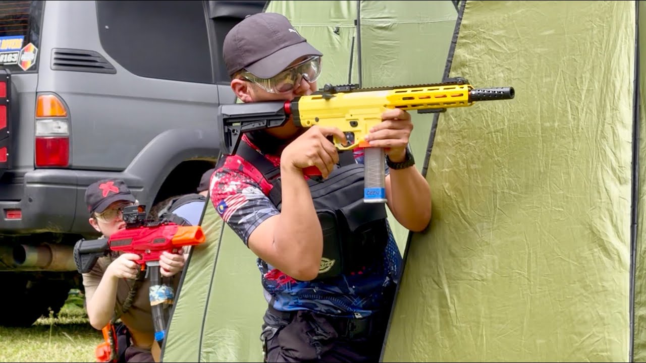 Battle Of Highlands Nerf Foam Blasters Game 2025 Clash Of The AEB & Springers! 