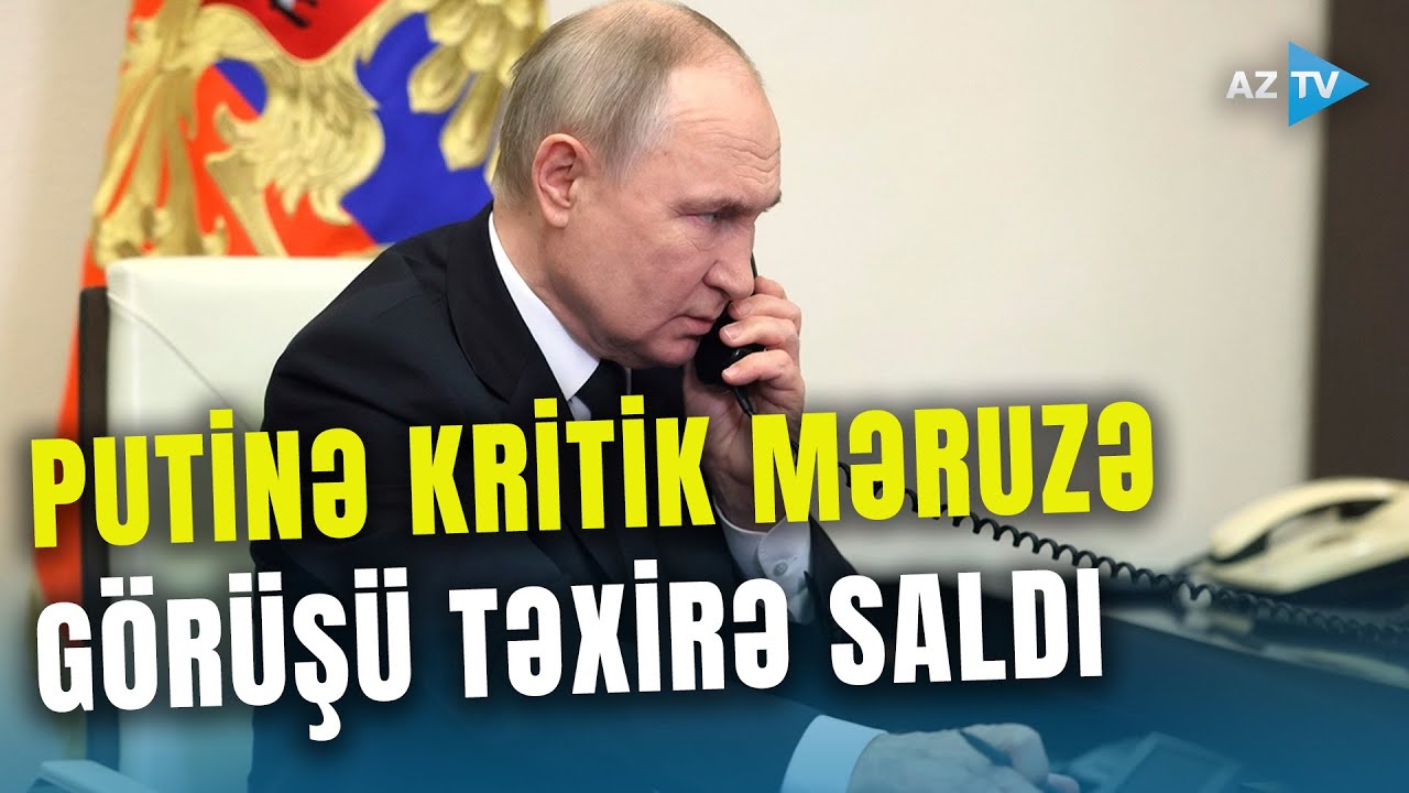 ABŞ-dən gələn xəbər PUTİNİN FİKRİNİ DƏYİŞDİ - Ukraynalılarla görüş təxirə salındı: NƏ BAŞ VERİR?