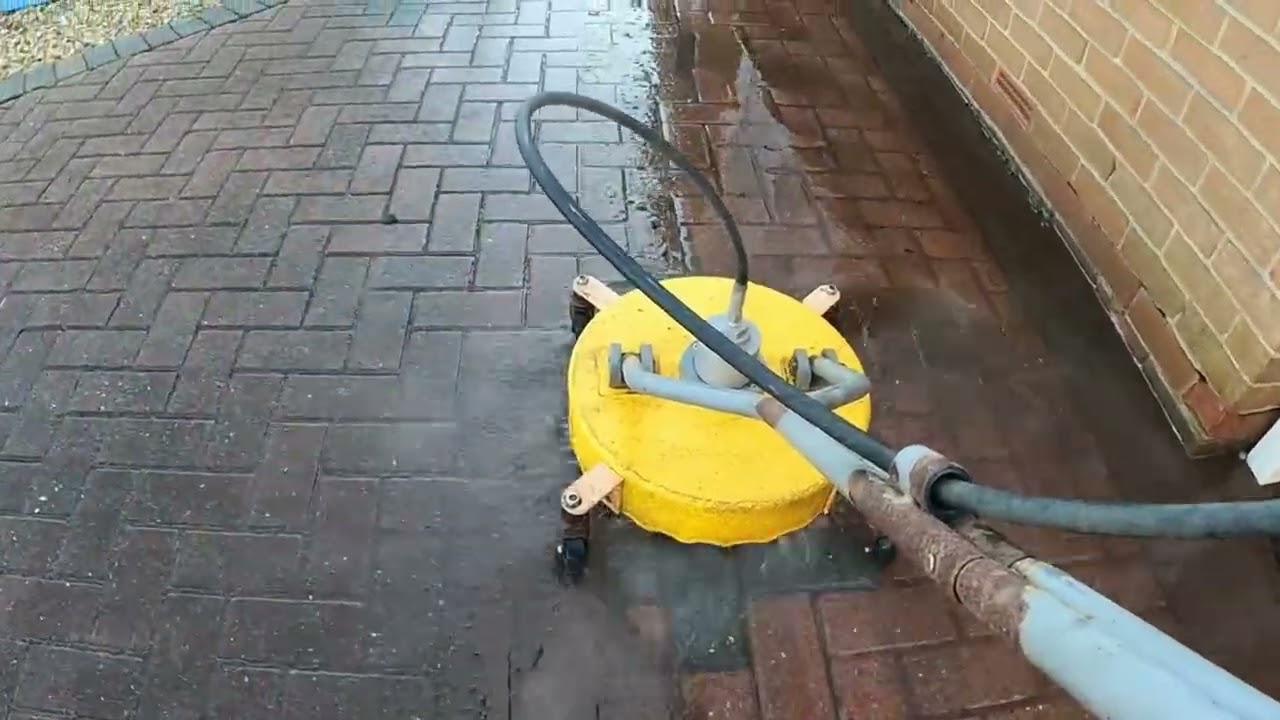 Full drive way clean 