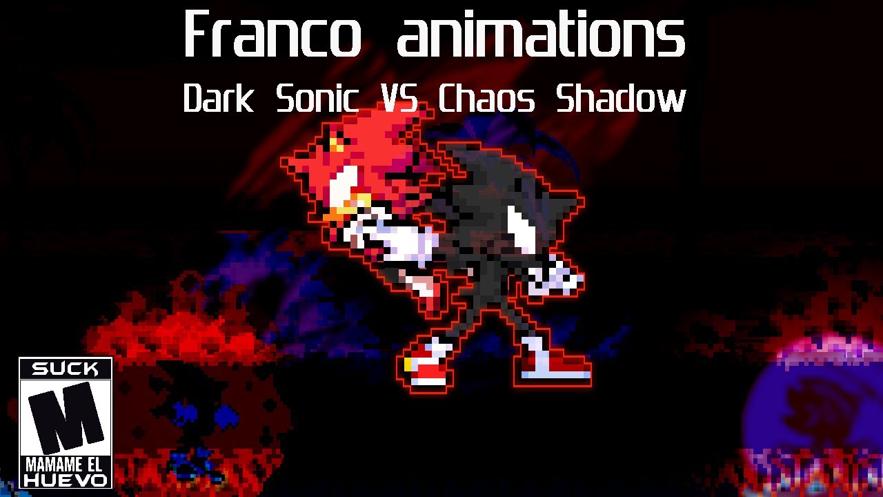 Dark Sonic Vs Chaos Shadow | Sprite Animation |