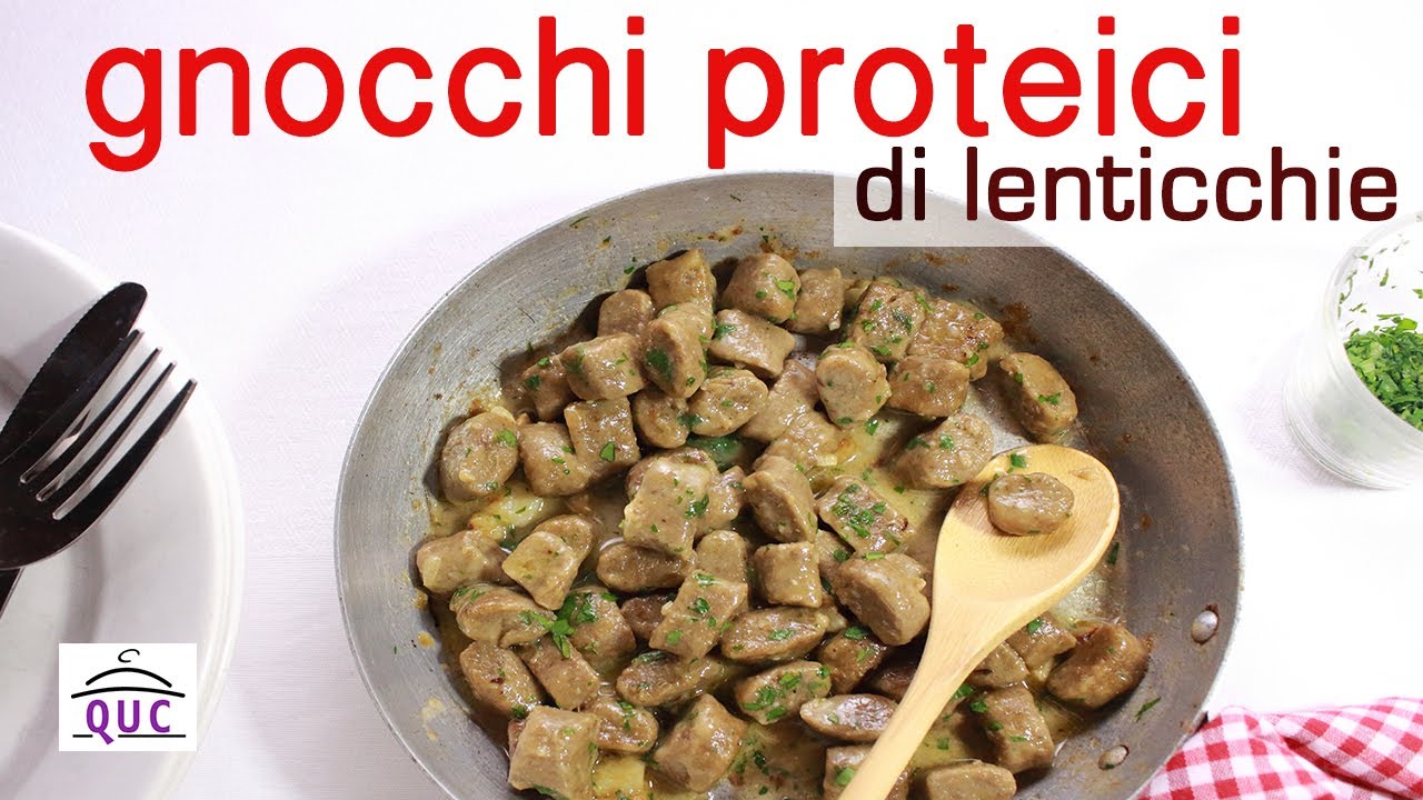 GNOCCHI DI LENTICCHIE. Le ricette dello chef Laura Quintavalle