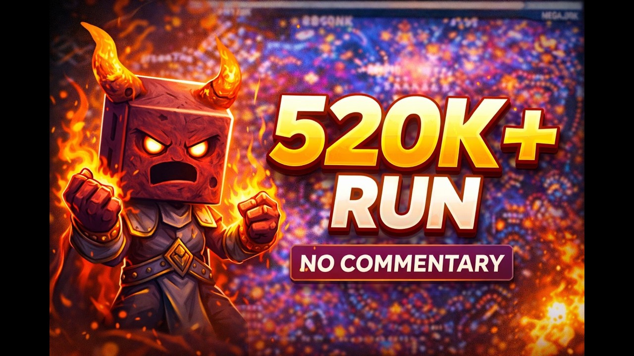 520K+ DICE RUN in Megabonk 🔥 No Commentary | Insane Scaling Build