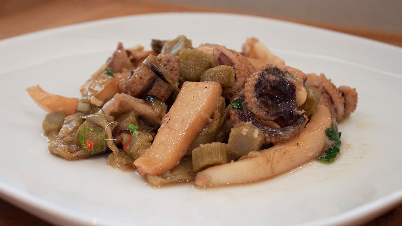 SEPPIE CON I CARCIOFI - Buono Facile Veloce