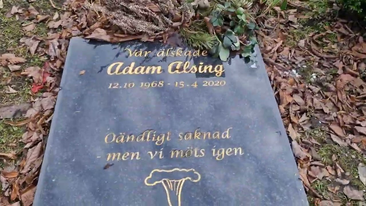 Katarina Kyrkogård-Adam Alsing. 1968-2020.