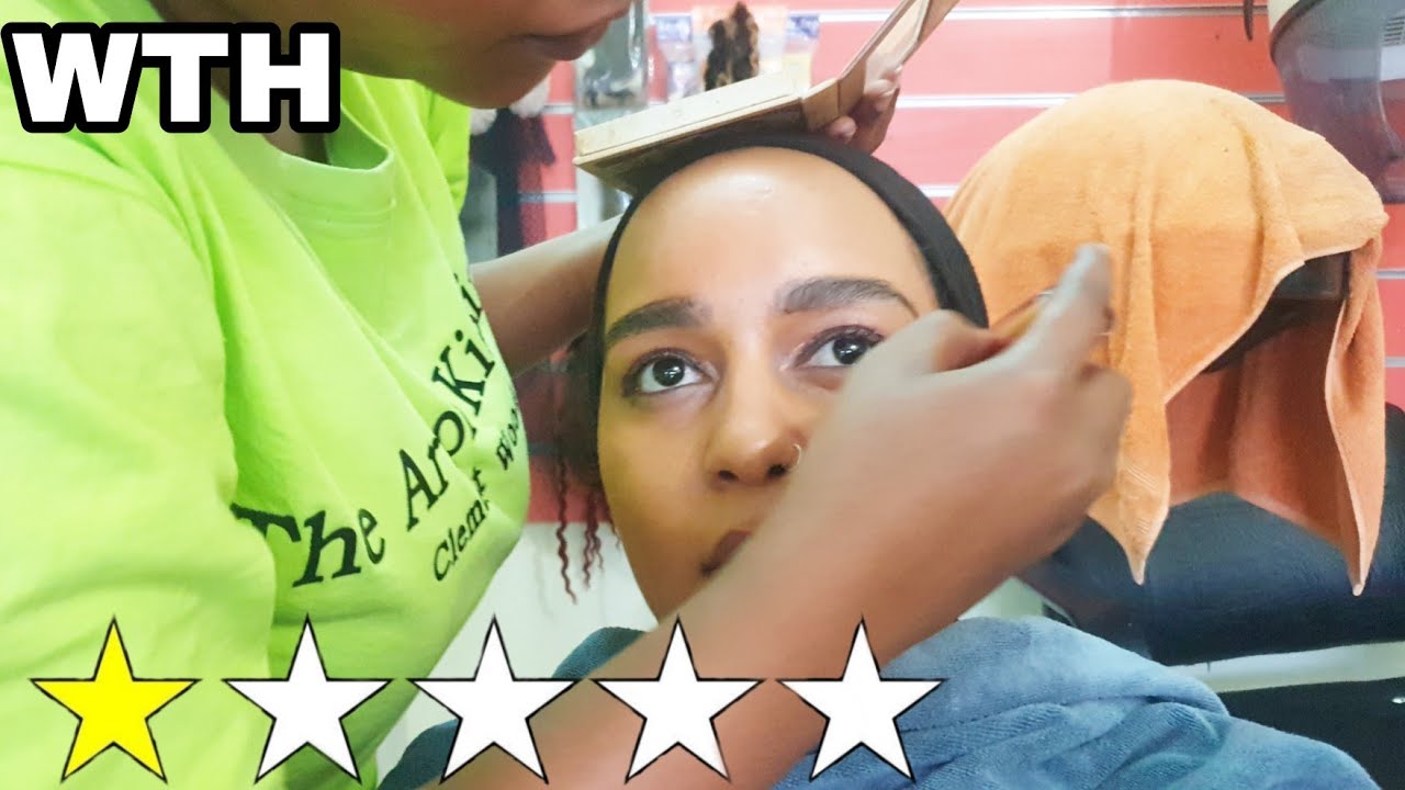 Gloopy orange mess | I WENT TO THE WORST REVIEWED MAKEUP ARTIST IN MY CITY |#saifabeauty