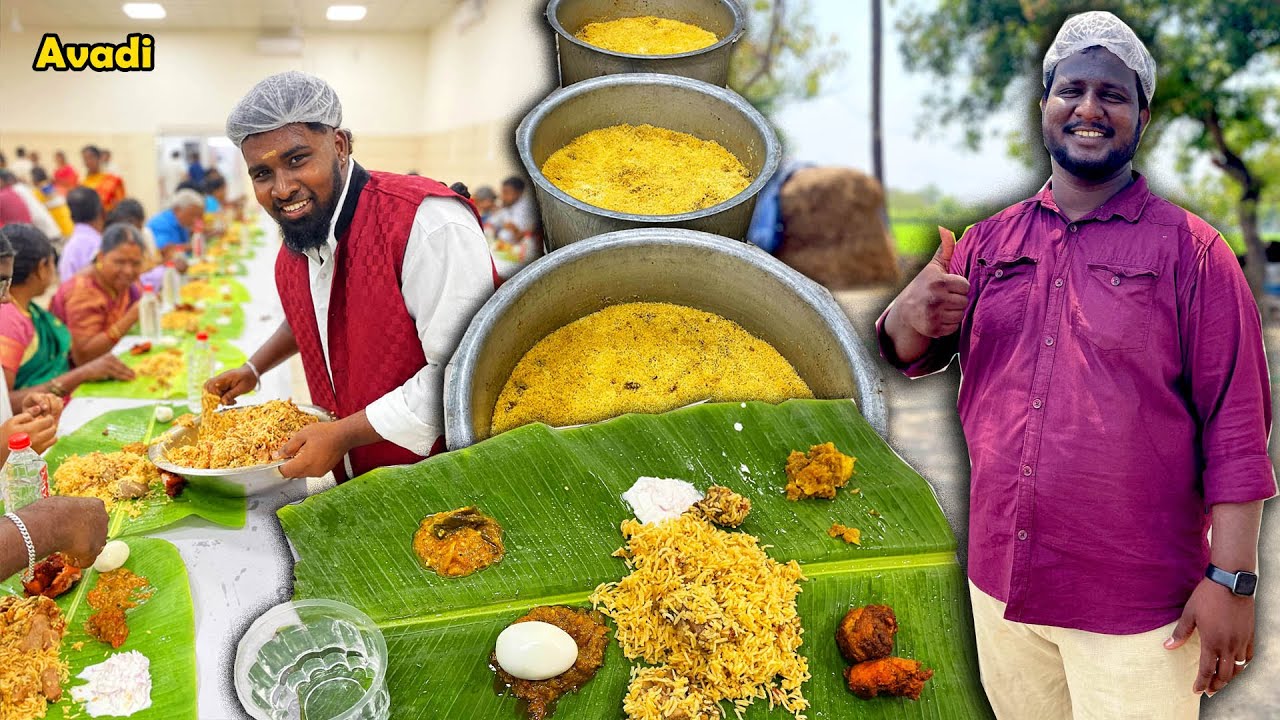 டன் கணக்கில் பிரியாணி தயாரித்து  Unlimited பிரியாணி தரும் நம்பிக்கை இளைஞர் | R.S.Caterers | MSF