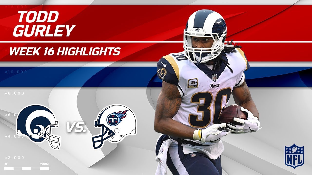 Todd Gurley Highlights | Rams vs. Titans | NFL Wk 16 Player Highlights