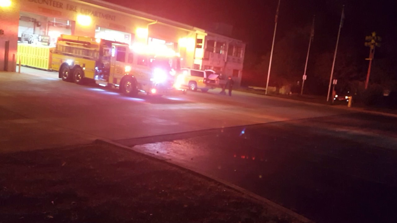 Bdvfd engine 93 tower 9 responding to a fire