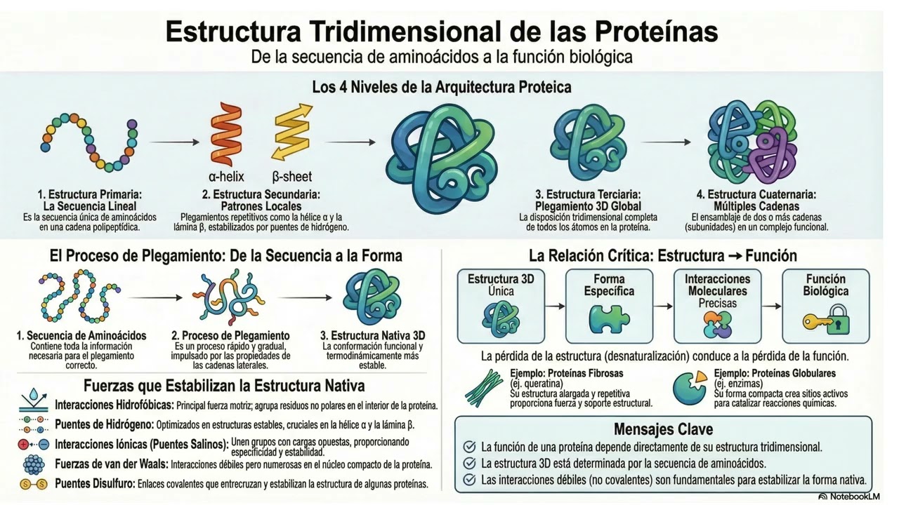 Guía al Capítulo 4 de Lehninger- Estructura tridimensional de las proteínas