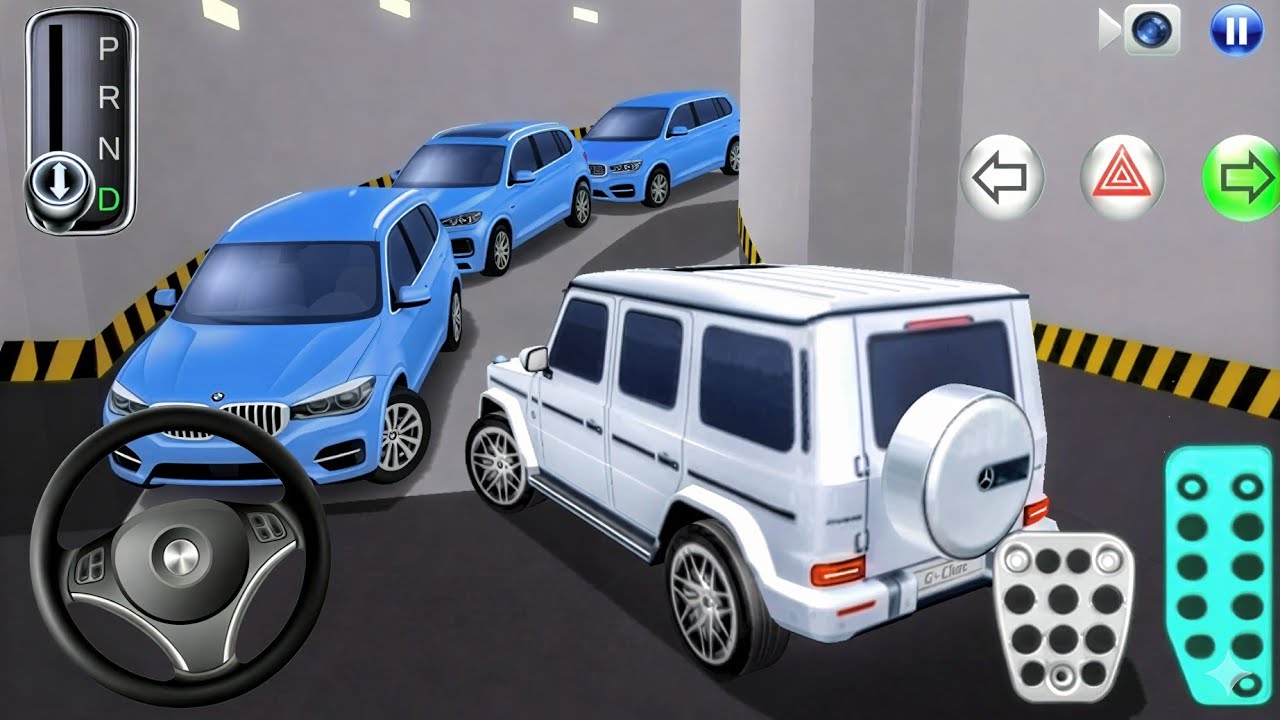 New Mercedes G63  car Stuck in Parking Garage -3D Driving Class - Car Game - Android Gameplay 