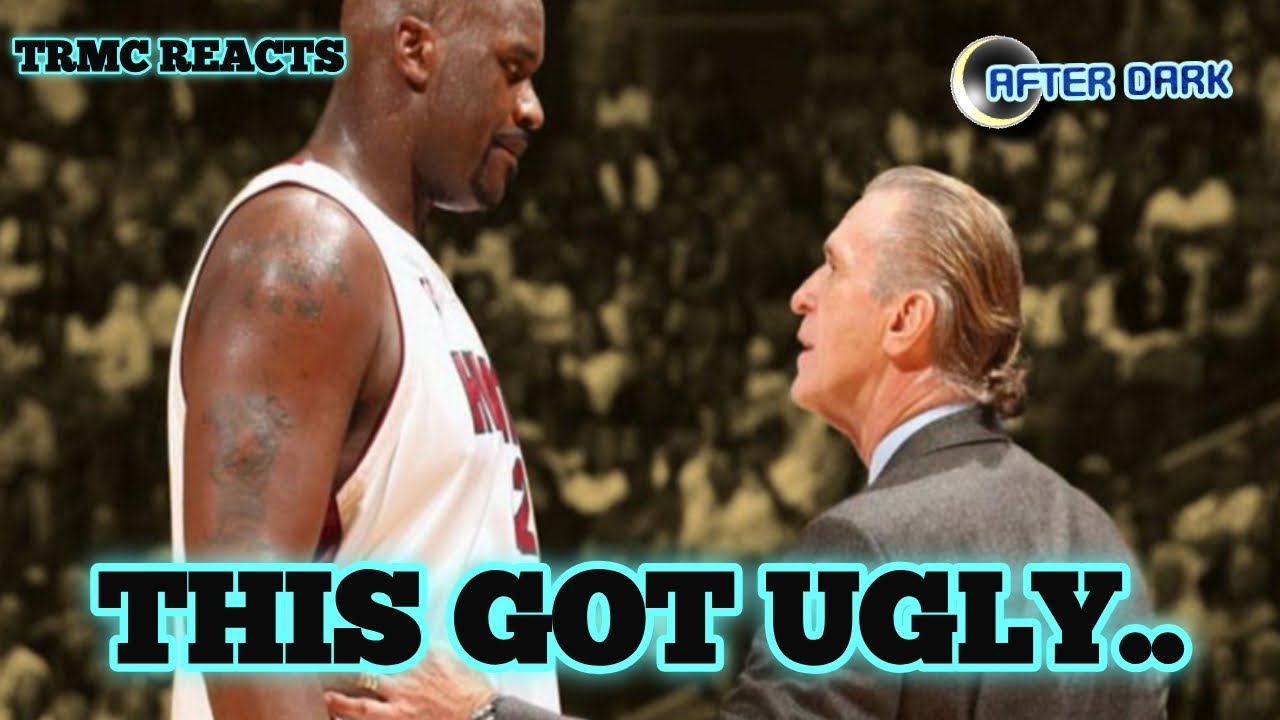 TRMC REACTS - Shaq’s beef with Pat Riley saw benching, fake injury accusations, and nearly came to..