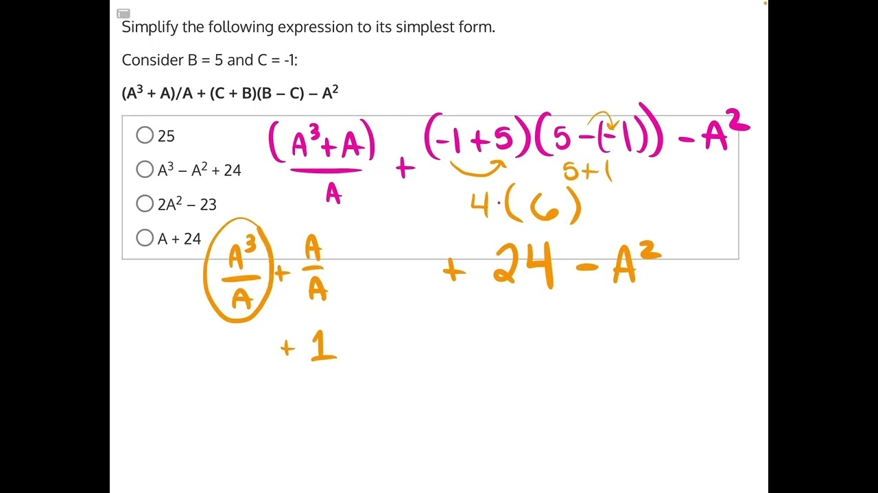 NJATC Algebra & Functions Solution 13