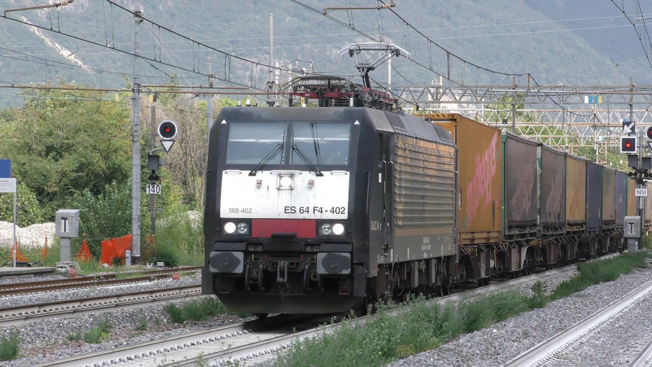2025-08-27 Ferrovia del Brennero - Tre giorni di transiti estivi a Peri 8/17
