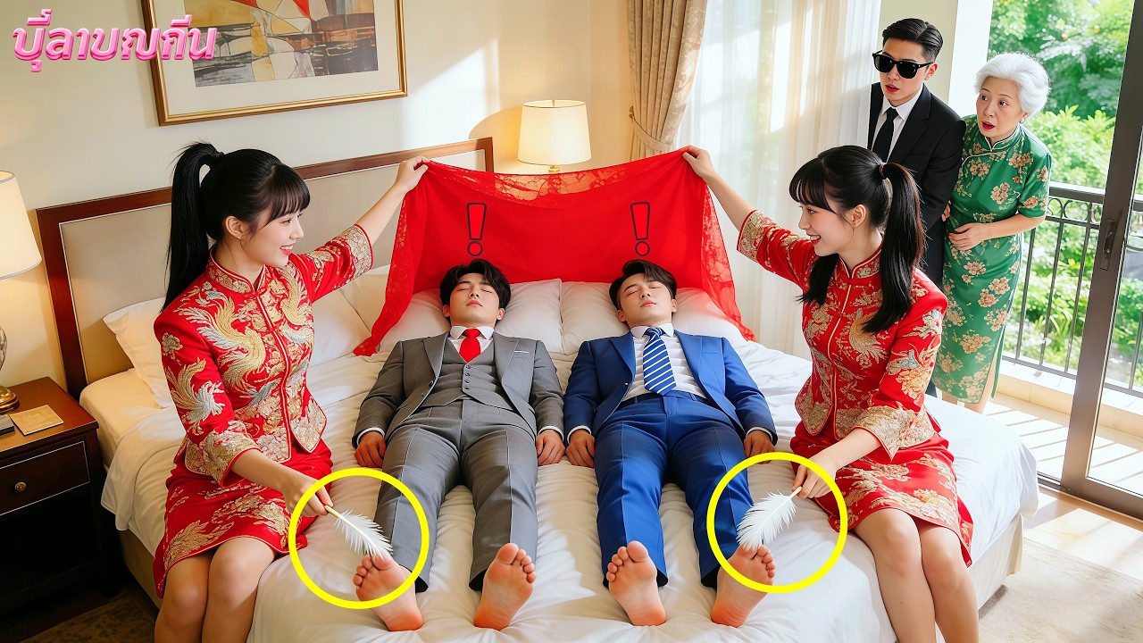 พี่น้อง CEO แกล้งพิการทดสอบคู่หมั้น ไม่นึกว่าเธอใช้ขนนกจั๊กจี้เท้าเขา—น่ารักมาก!