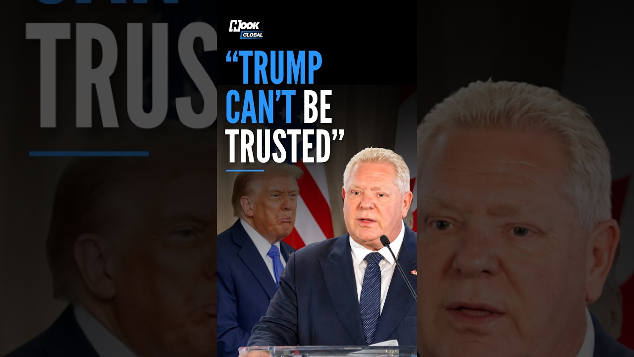 &laquo;Ему нельзя доверять&raquo;: Даг Форд позорит Трампа. ОБНОВЛЕНИЕ