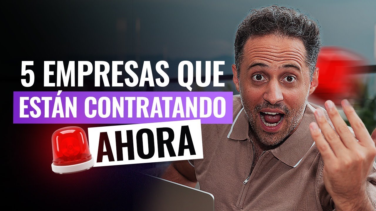 🚨5 EMPRESAS QUE ESTÁN CONTRATANDO EN REMOTO HOY MISMO🚨