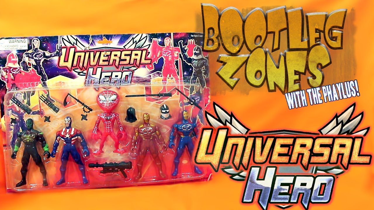 Bootleg Zones: Universal Hero (Spider-man, Captain America & Power Rangers)