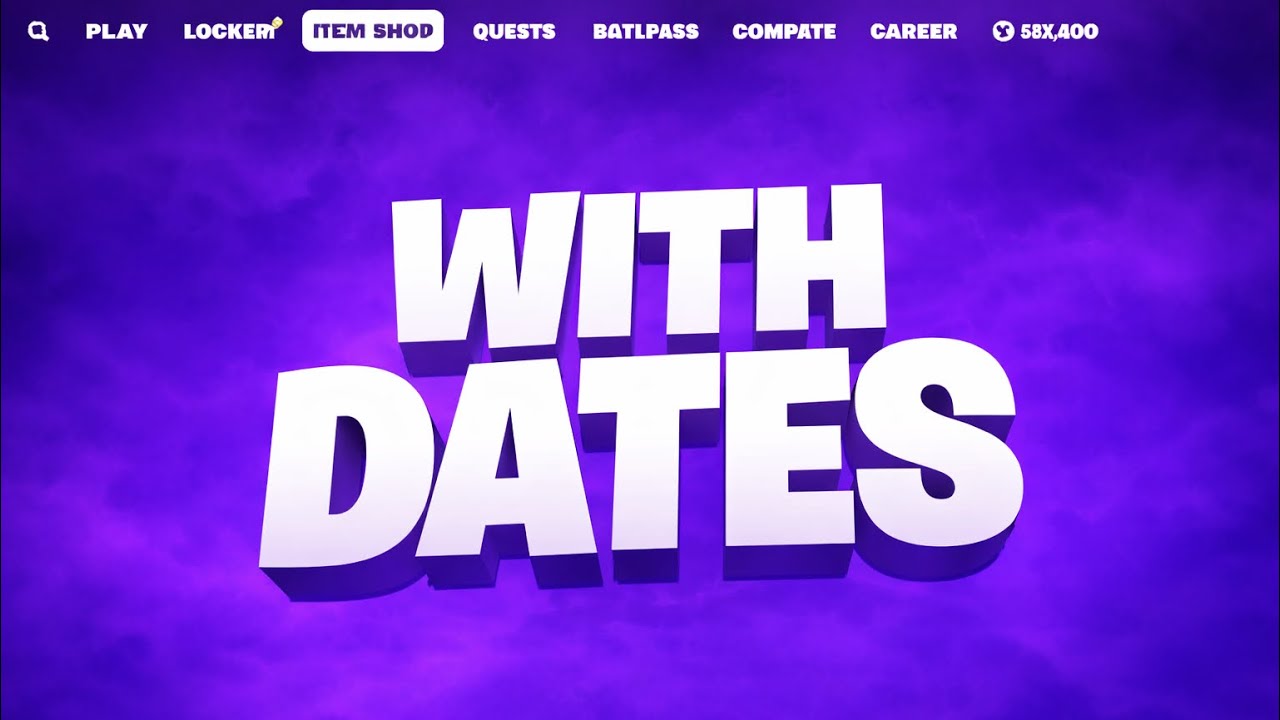 WITH DATES.. YOUR V-BUCKS ARE IN DANGER 😱