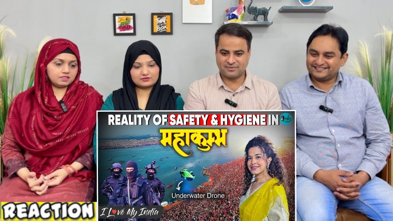 How SAFE & CLEAN Is MahaKumbh 2025 In Prayagraj? Ft Kamiya Jani | Curly Tales | Reaction!!