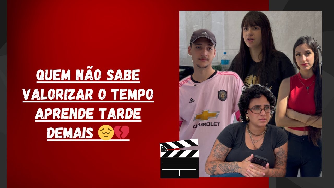 Quem não sabe valorizar o tempo aprende tarde demais 😔💔