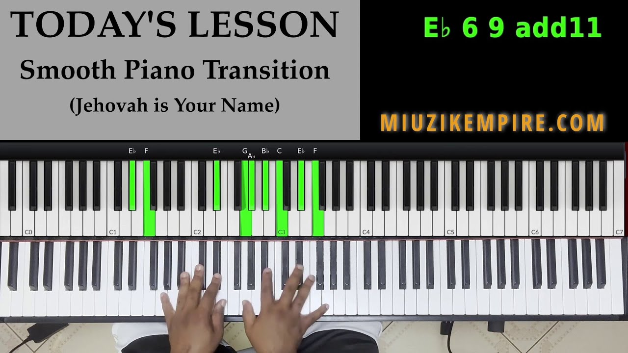 Smooth Gospel Piano Substitution that attracts ATTENTION - When Approaching the 4 Chord