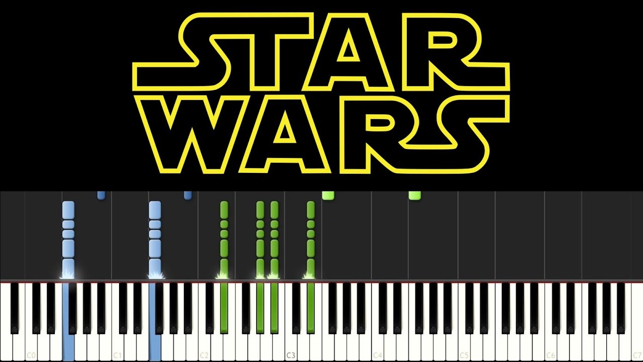 Star Wars - Main Theme (Piano Tutorial + sheets)