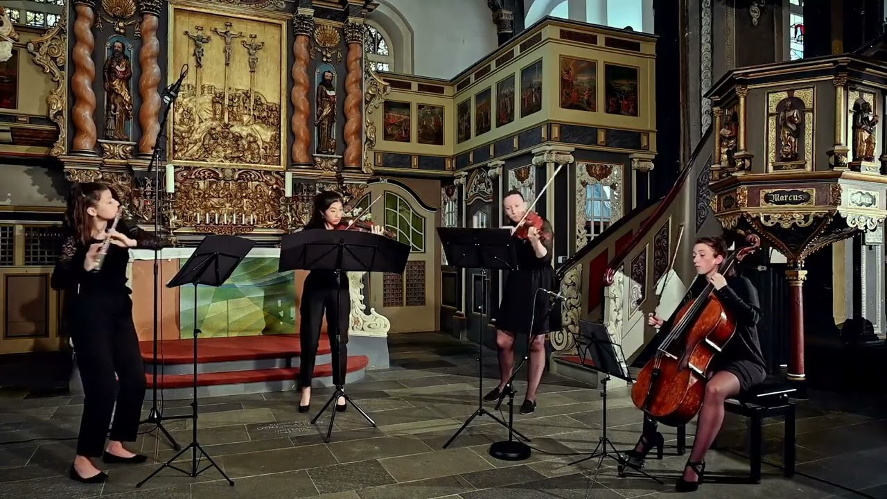 IJK Mozart Quartett spielt W. A. Mozart: Flötenquartett in D-Dur KV 285