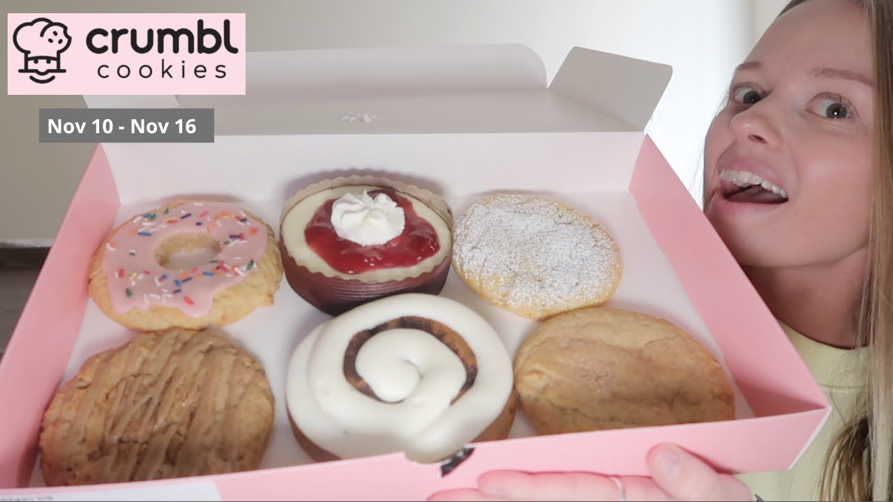 NEW CRUMBL Flavors this week Cherry Cheesecake, Pumpkin Roll, Pink Doughnut, Lemon Crinkle, Maple G
