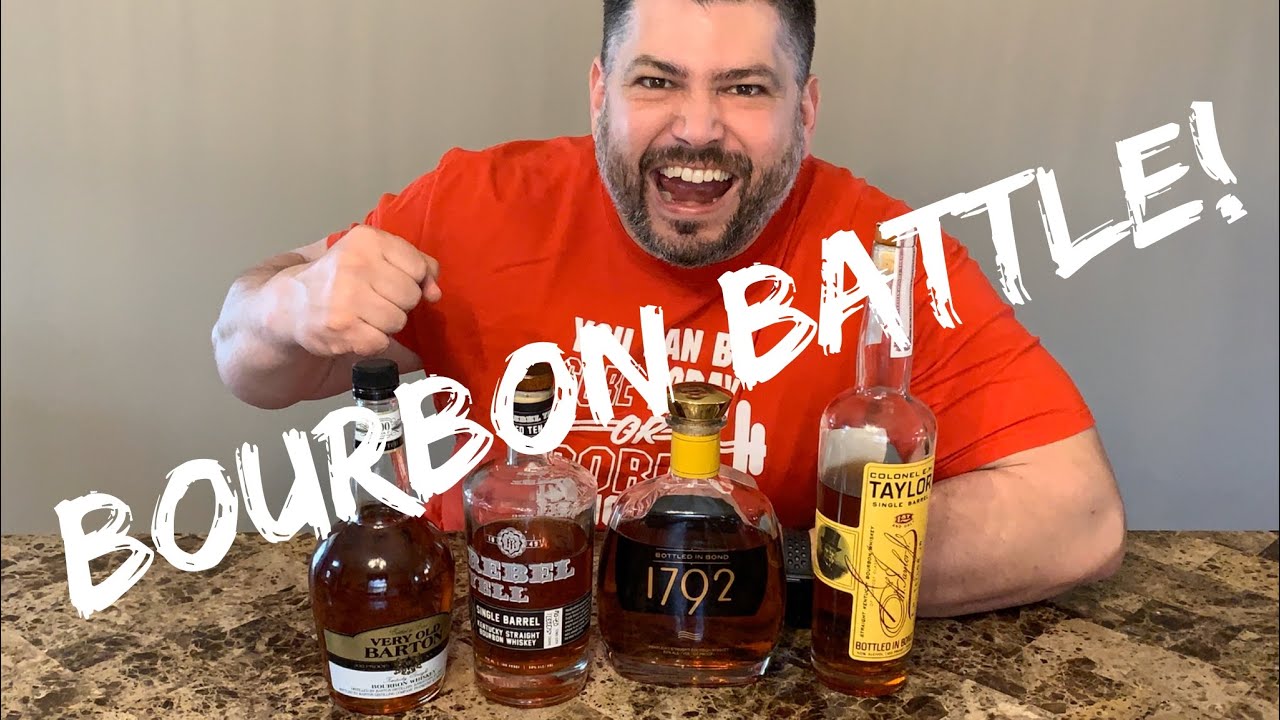 Blind Bourbon Battle #1 | Very Old Barton vs EH Taylor vs 1792 vs Rebel Yell