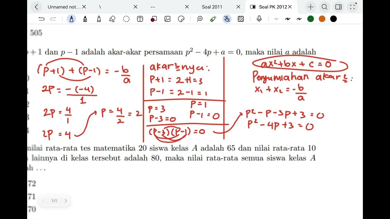 Soal Asli SNBT 2012 Pengetahuan Kuantitatif [Persiapan SNBT 2026]