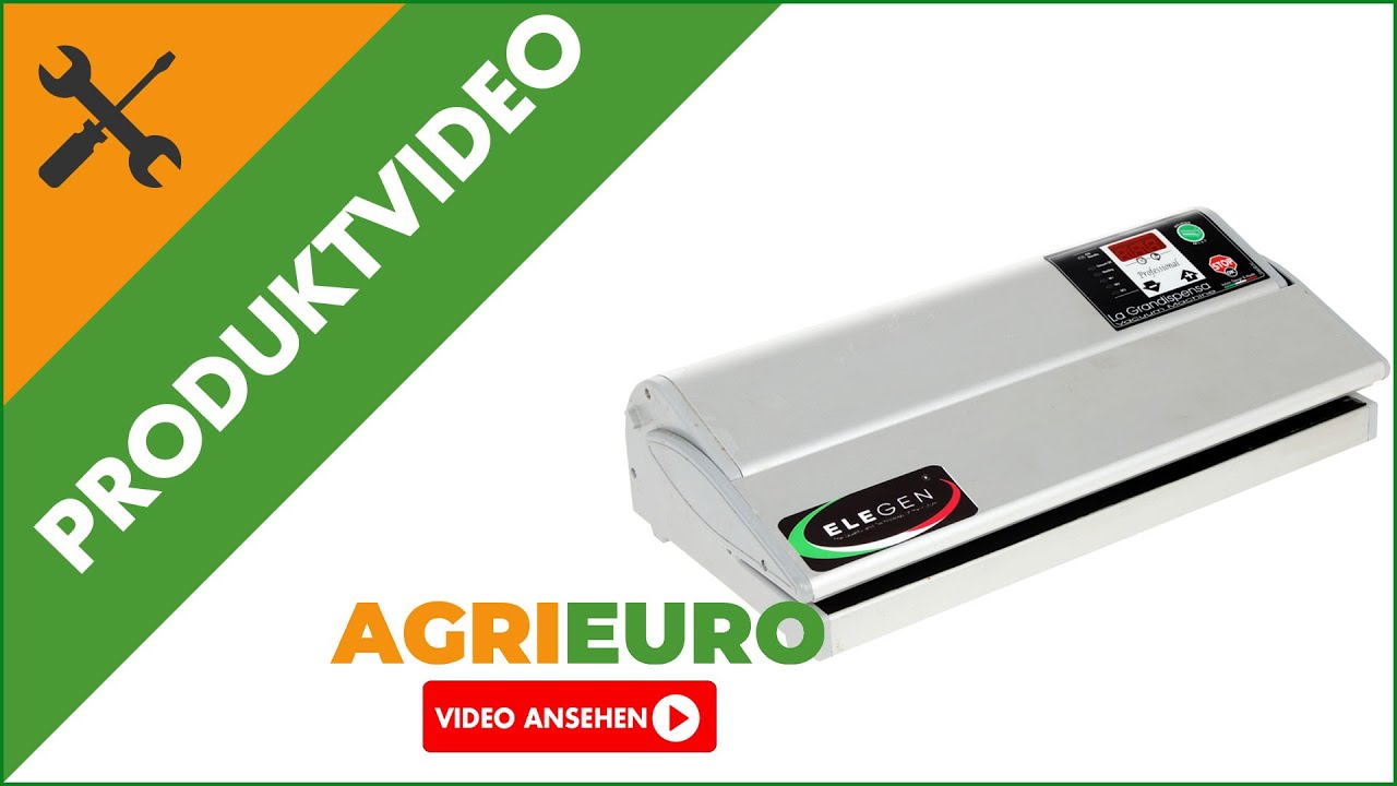 Produktvideo Elegen La Grandispensa 30 - Vakuumiergerät - eloxiertes Aluminium