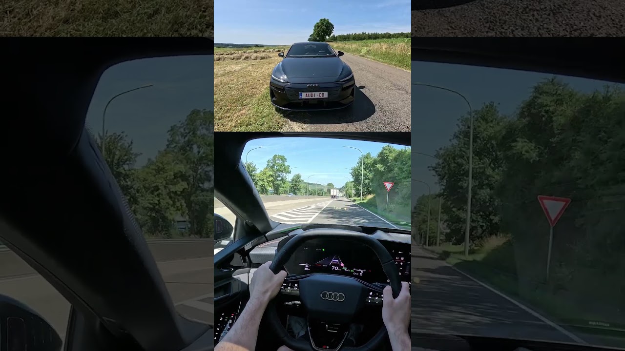 AUDI A6 SPORTBACK E-TRON PERFORMANCE 367 HP ACCELERATION 0 TO 100 KM/H IN 5.4 SEC 🚀